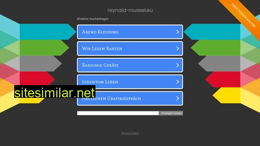 reynald-roussel.eu alternative sites