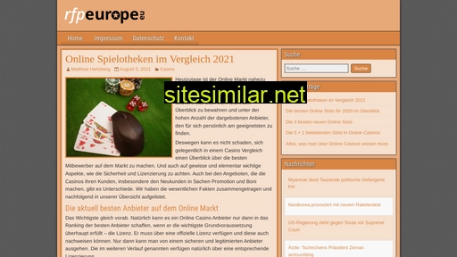 rfp-europe.eu alternative sites