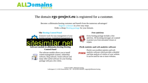 rgs-project.eu alternative sites
