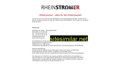 rheinstromer.eu alternative sites