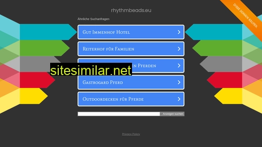 rhythmbeads.eu alternative sites