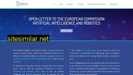 Robotics-openletter similar sites