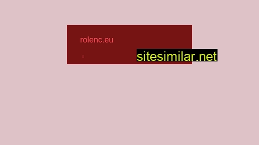 rolenc.eu alternative sites