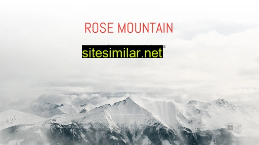 rosemountain.eu alternative sites