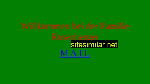 rosenbergers.eu alternative sites