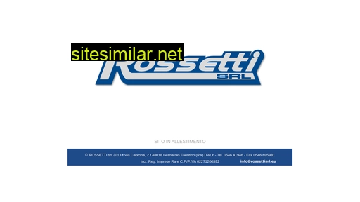 rossettisrl.eu alternative sites
