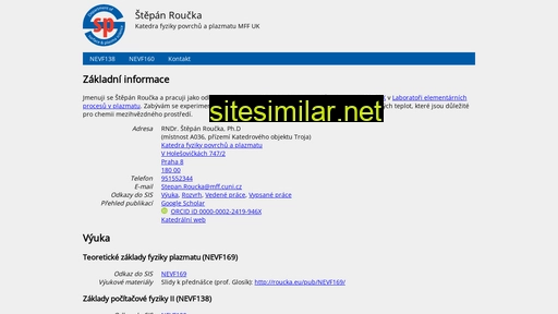roucka.eu alternative sites