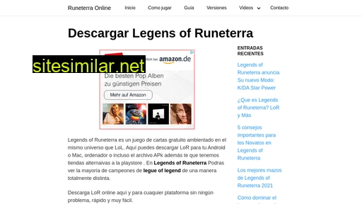 Runeterra-online similar sites