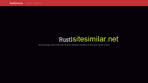 rustlevenia.eu alternative sites