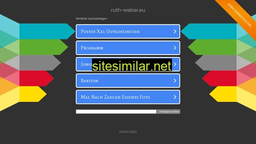 ruth-weber.eu alternative sites