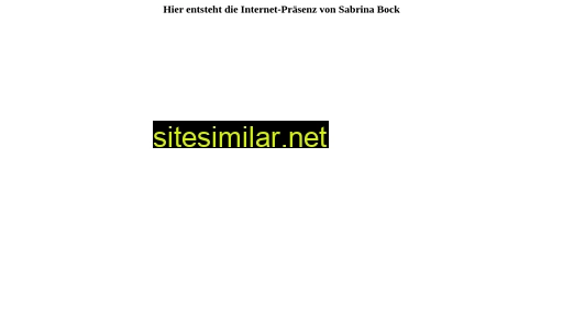 sabrinabock.eu alternative sites