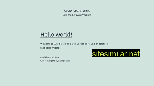 Savas-visualarts similar sites