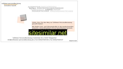 schloemer-personalberatung.eu alternative sites