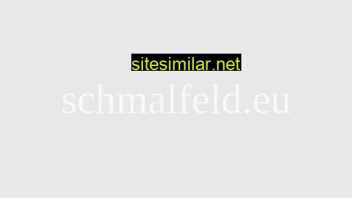 schmalfeld.eu alternative sites