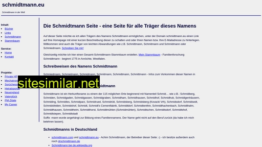 schmidtmann.eu alternative sites