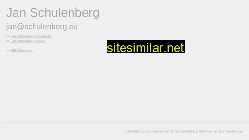 schulenberg.eu alternative sites