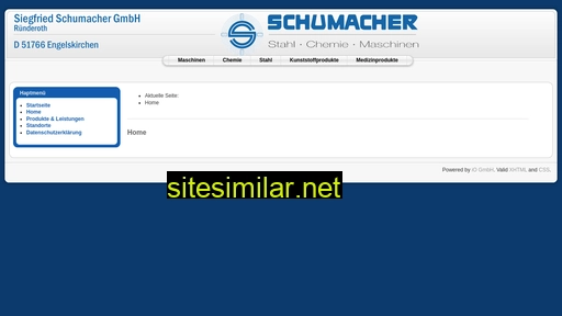 Schumachergmbh similar sites