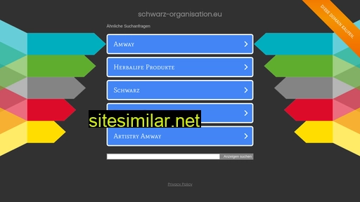 Schwarz-organisation similar sites