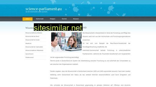 science-parliament.eu alternative sites