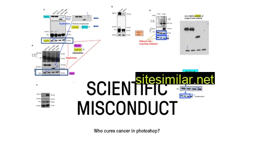 Scientificmisconduct similar sites