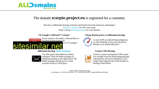 scorpio-project.eu alternative sites