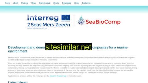 seabiocomp.eu alternative sites