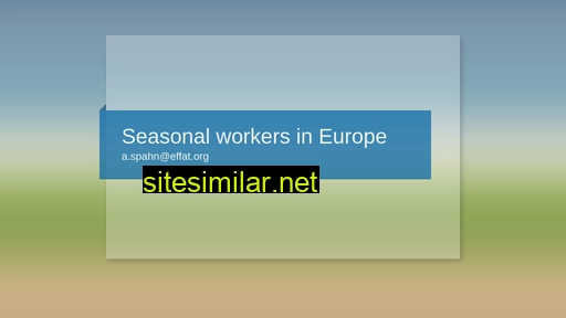 seasonalworkers.eu alternative sites