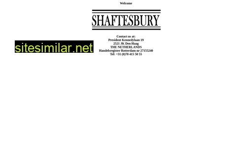 Shaftesbury-services similar sites