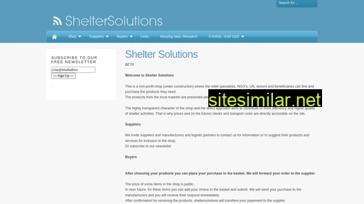 sheltersolutions.eu alternative sites