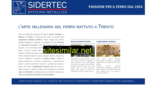 sidertec.eu alternative sites