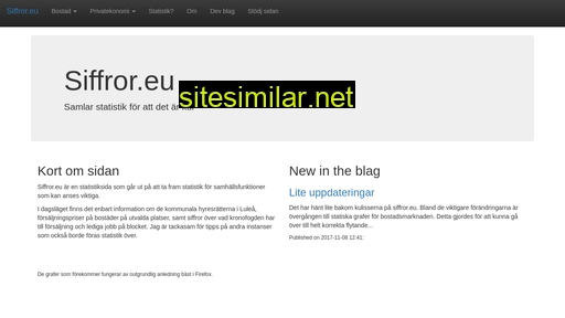 siffror.eu alternative sites