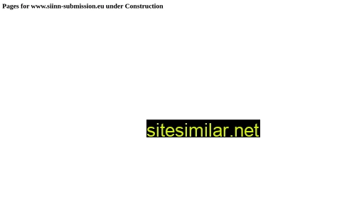 Siinn-submission similar sites
