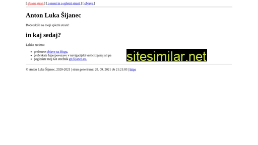 sijanec.eu alternative sites