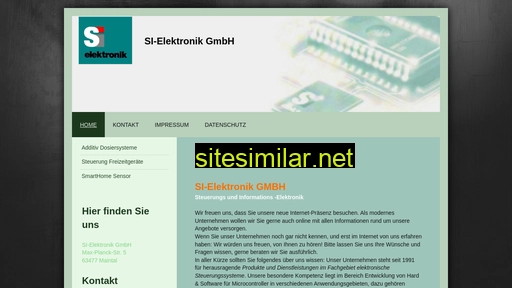 si-elektronik.eu alternative sites