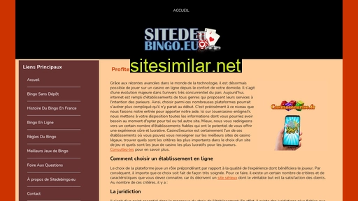sitedebingo.eu alternative sites