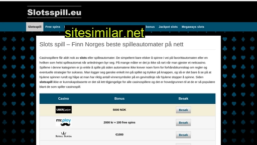 slotsspill.eu alternative sites