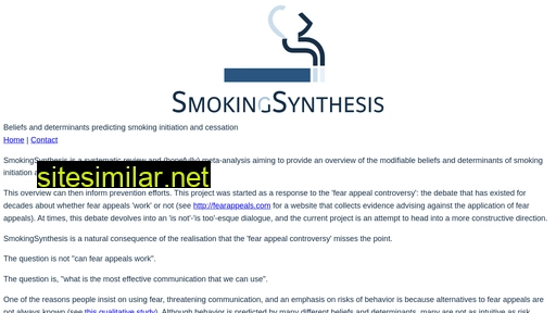 smokingsynthesis.eu alternative sites
