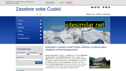 sobe-cuskic-bohinj.eu alternative sites