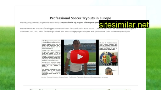 soccertryouts.eu alternative sites