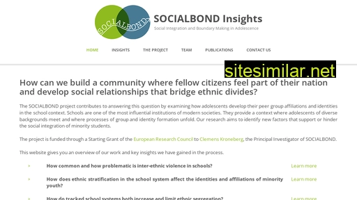 Socialbond-insights similar sites