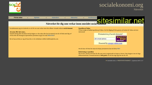 socialekonomi.eu alternative sites
