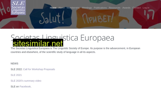 societaslinguistica.eu alternative sites
