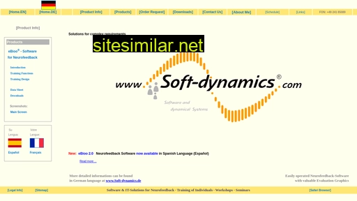 Soft-dynamics similar sites