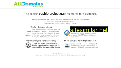 sophia-project.eu alternative sites