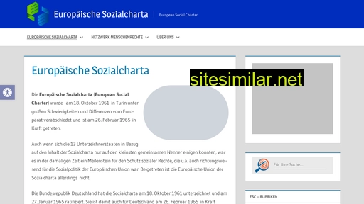 sozialcharta.eu alternative sites