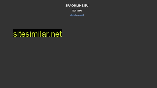 spaonline.eu alternative sites