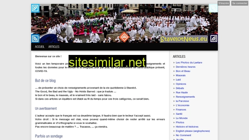 stavelotnews.eu alternative sites