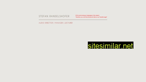 stefan.randelshofer.eu alternative sites