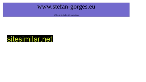 stefan-gorges.eu alternative sites