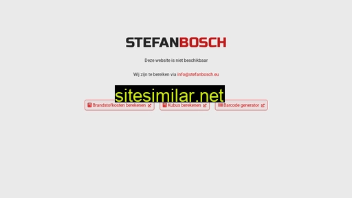 stefanbosch.eu alternative sites